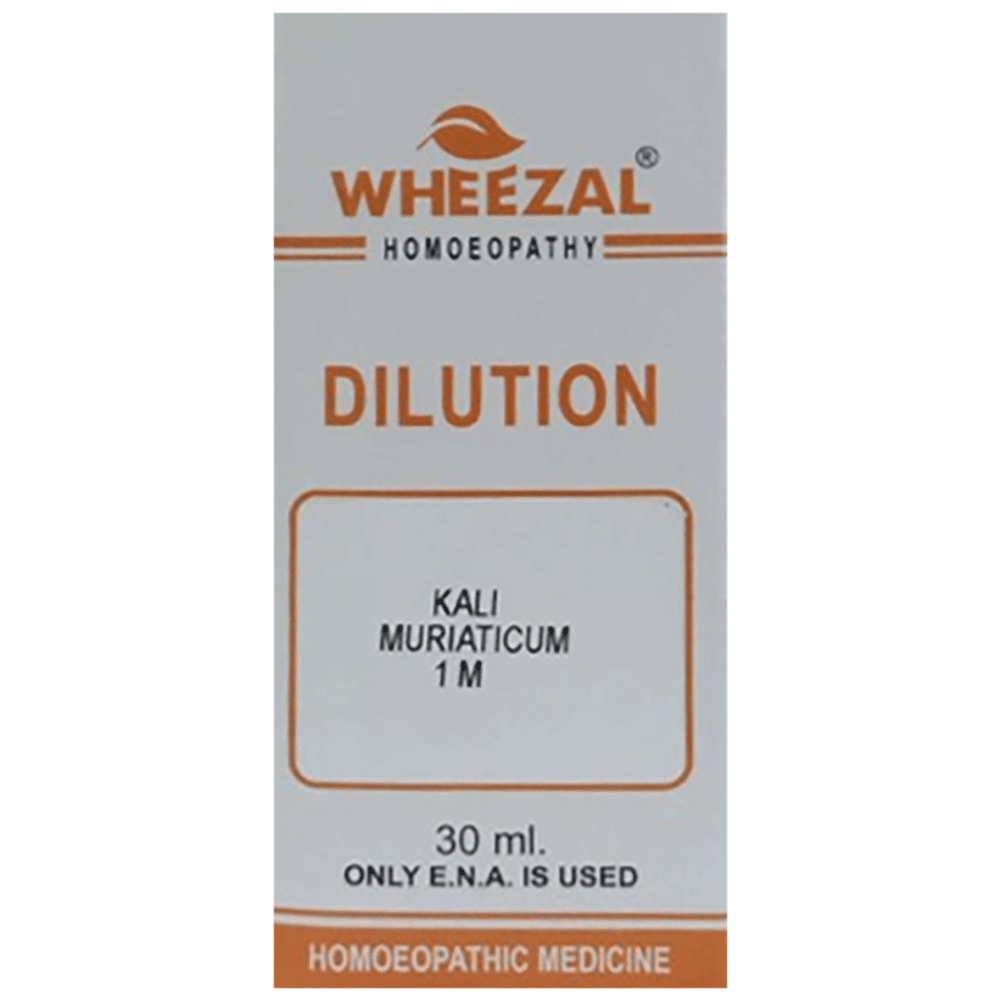 Wheezal Kali Muriaticum Dilution 1M