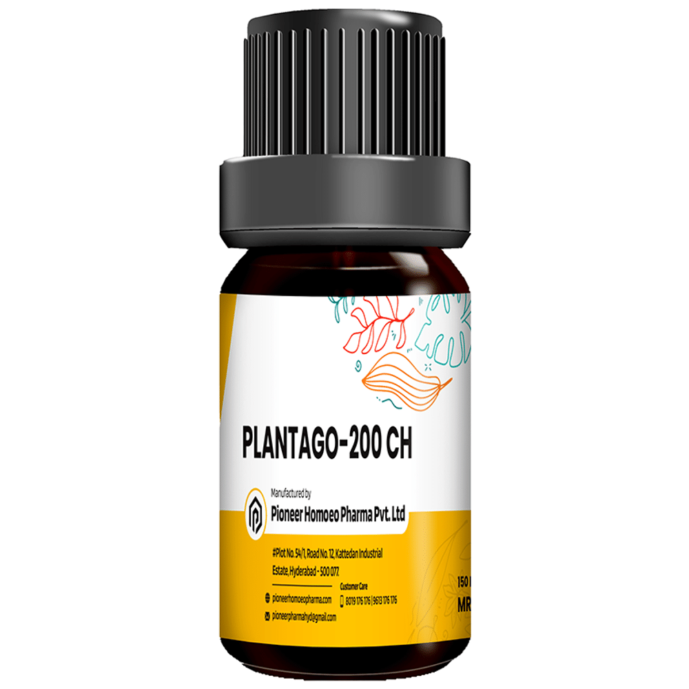 Pioneer Pharma Plantago Globules Pellets Multidose Pills 200 CH