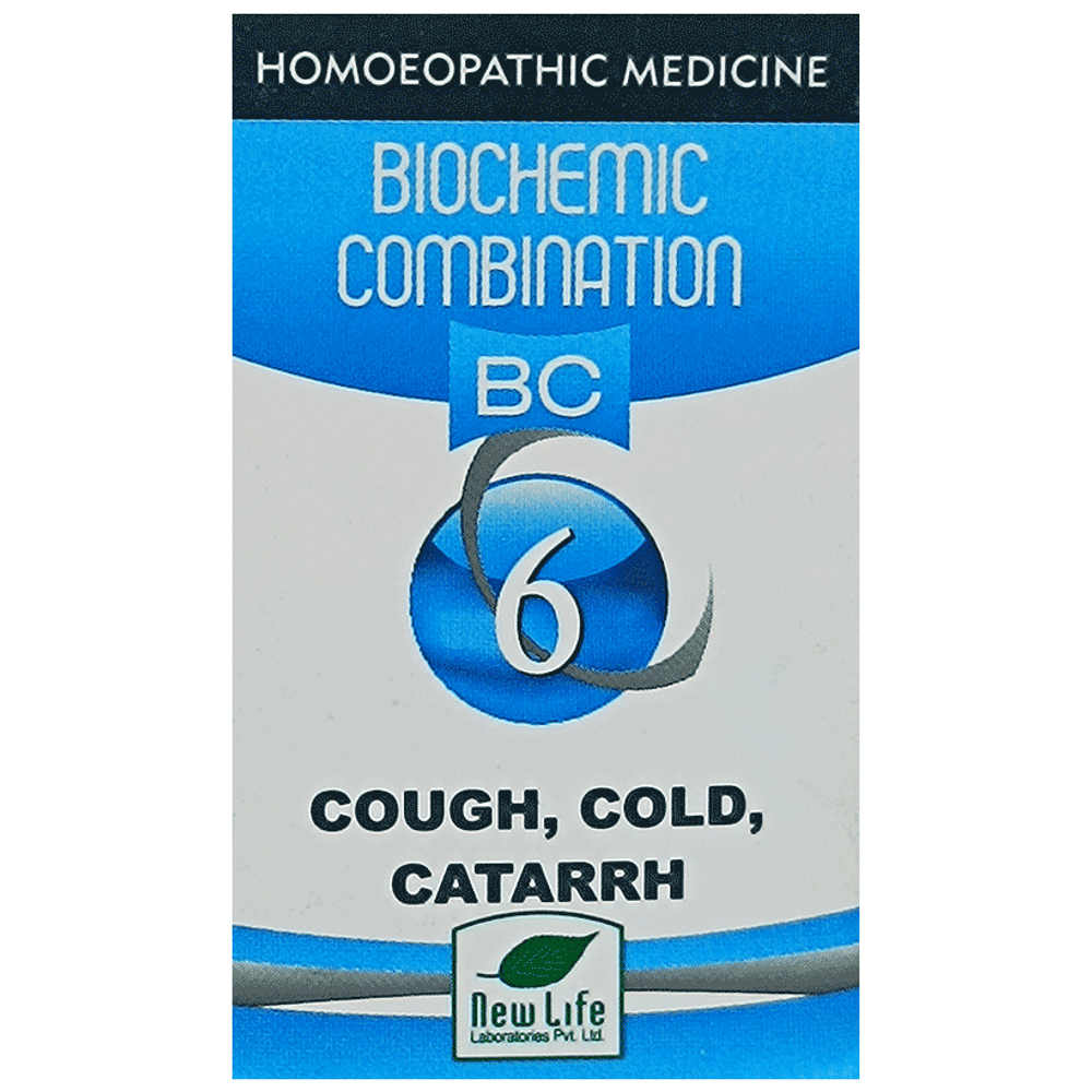 New Life  Bio Combinationno.6 Cough,Cold & Catarrh