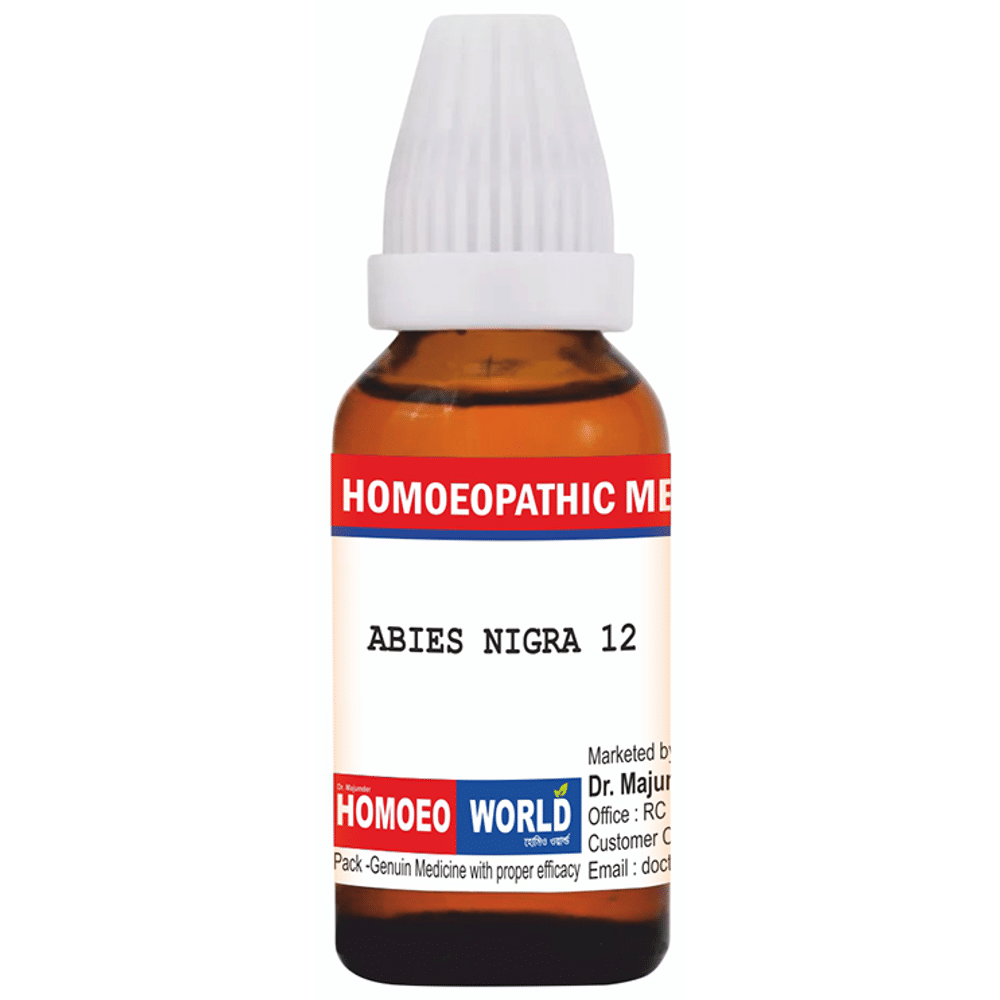 Dr. Majumder Homeo World Abies Nigra Dilution (30ml Each) 12