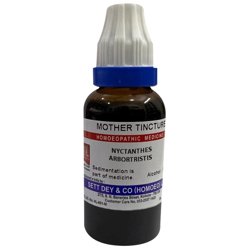 Sett Dey Nyctanthes Arbortristis (Shephalica) Mother Tincture