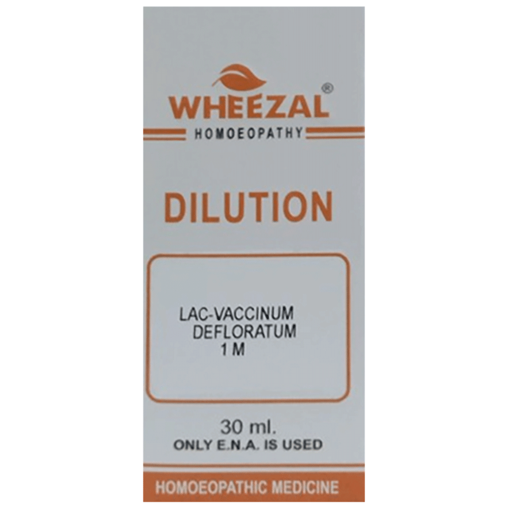 Wheezal lac Vaccinum Defloratum Dilution 1M