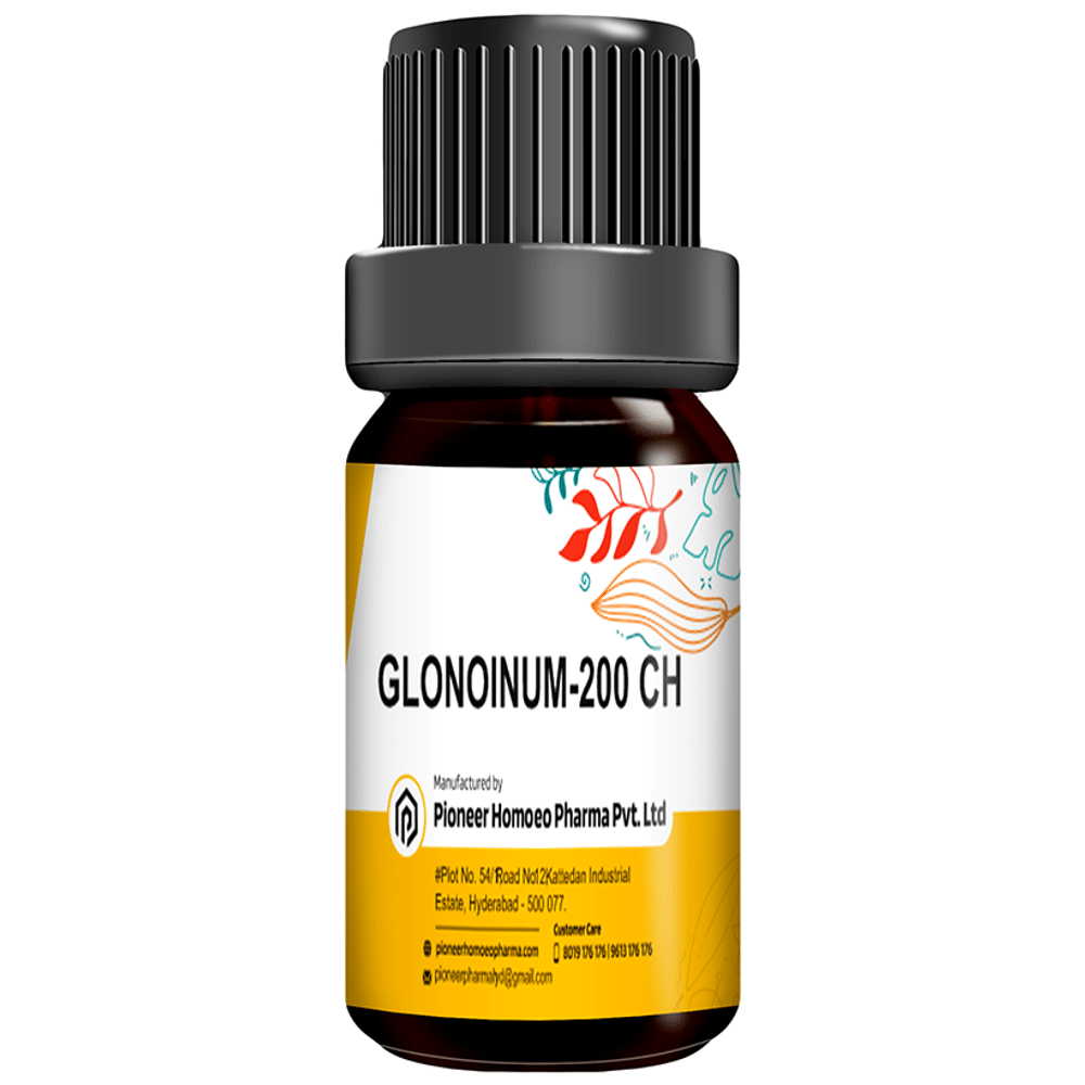 Pioneer Pharma Glonoinum Globules Pellets Multidose Pills Tablet 200 CH