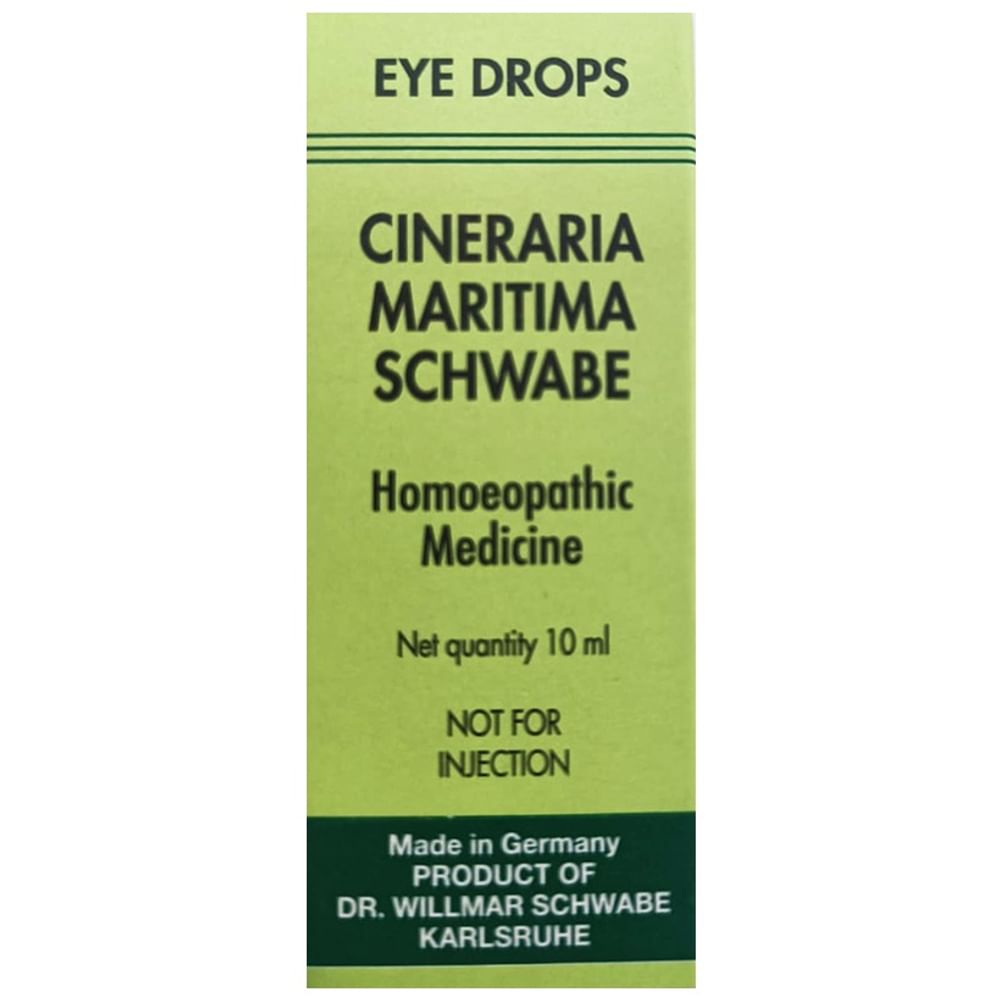 Dr Willmar Schwabe Germany Cineraria Maritima Schwabe Eye Drop