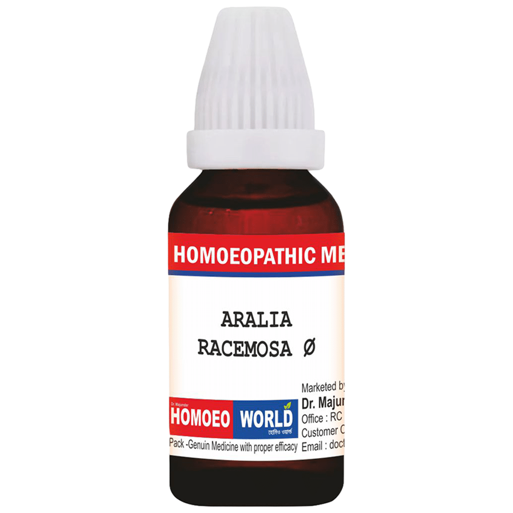 Dr. Majumder Homeo World Aralia Racemosa Q Mother Tincher  (30ml Each)