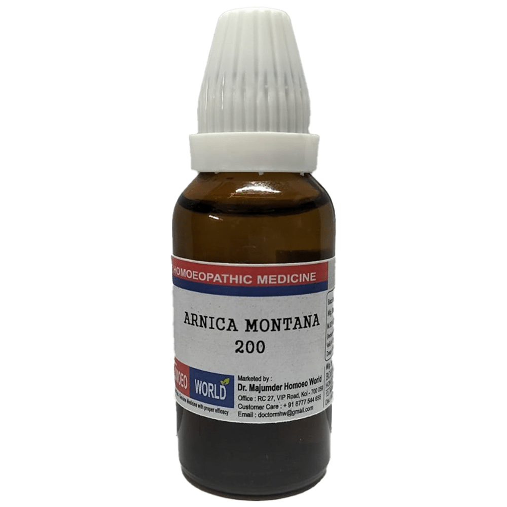 Dr. Majumder Homeo World Arnica Montana Dilution 200 (30ml Each)