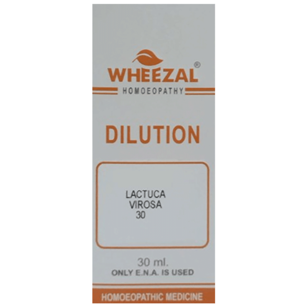 Wheezal Lactuca Virosa Dilution 30