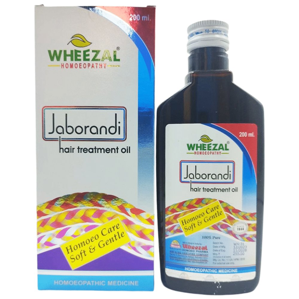 Wheezal Jaborandi Hair Treatment Homeo Cool Oil