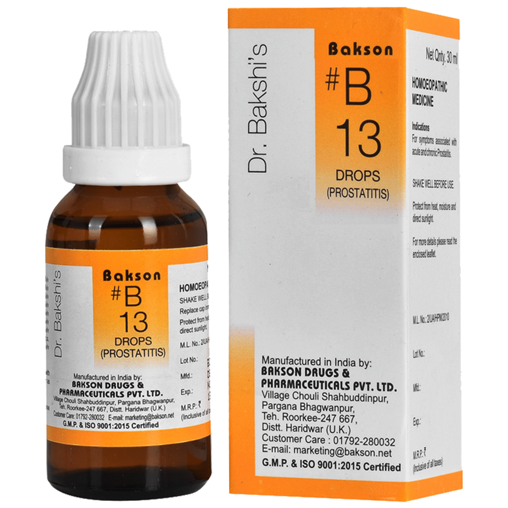 Bakson B13 Prostatitis Drop