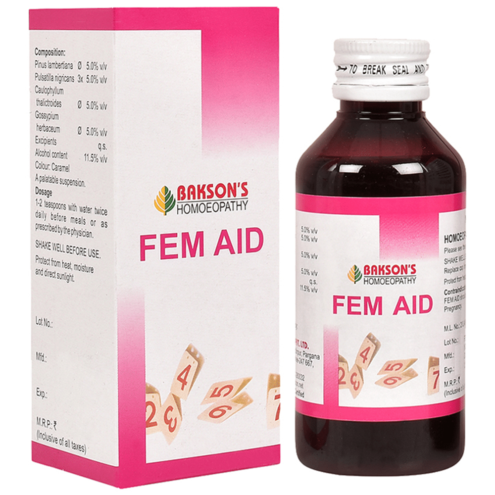 Bakson's Homeopathy Fem Aid Syrup