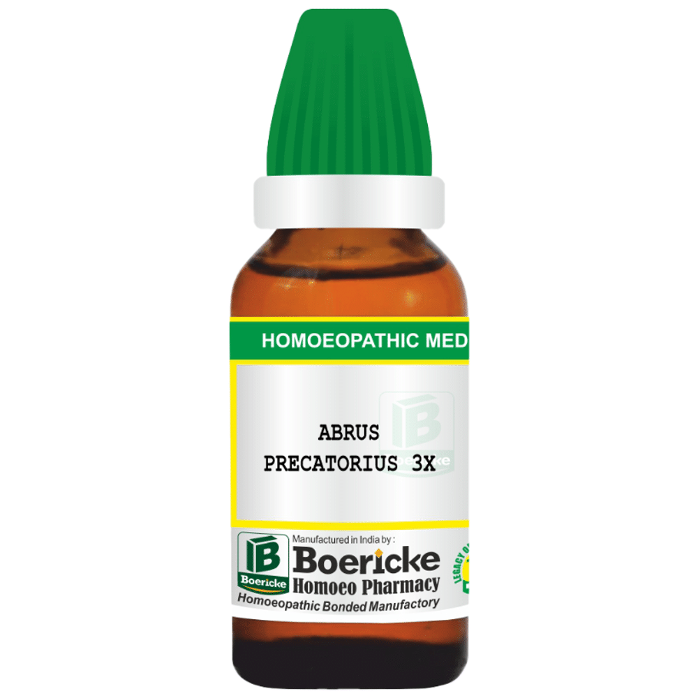 Boericke Abrus Precatorius Dilution (30ml Each) 3X