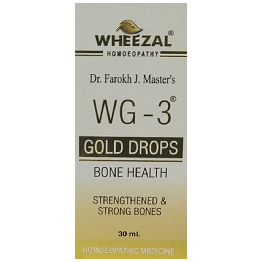 Wheezal WG3 Bone Health Gold Drop