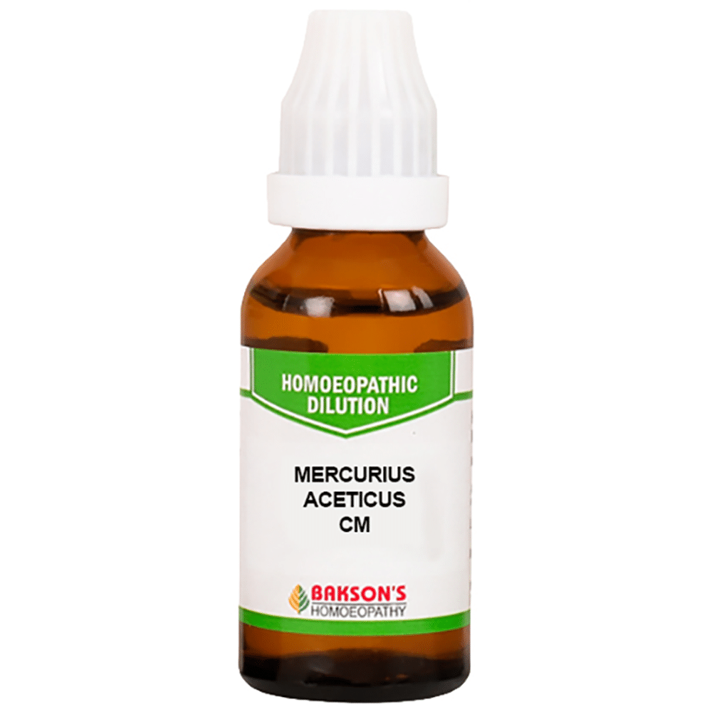 Bakson's Homeopathy Mercurius Aceticus Dilution CM