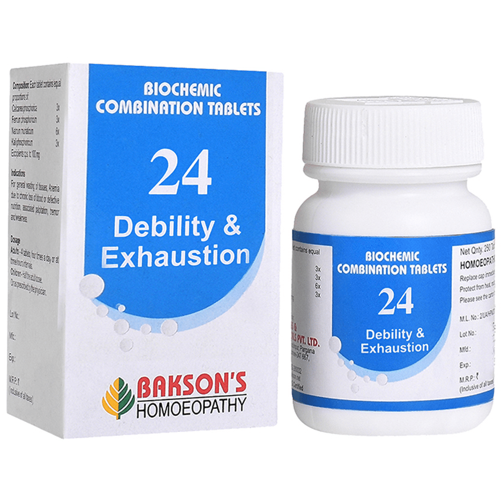 Bakson's Homeopathy Biocombination 24 Tablet