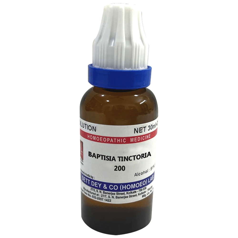 Sett Dey Baptisia Tinctoria Dilution 200