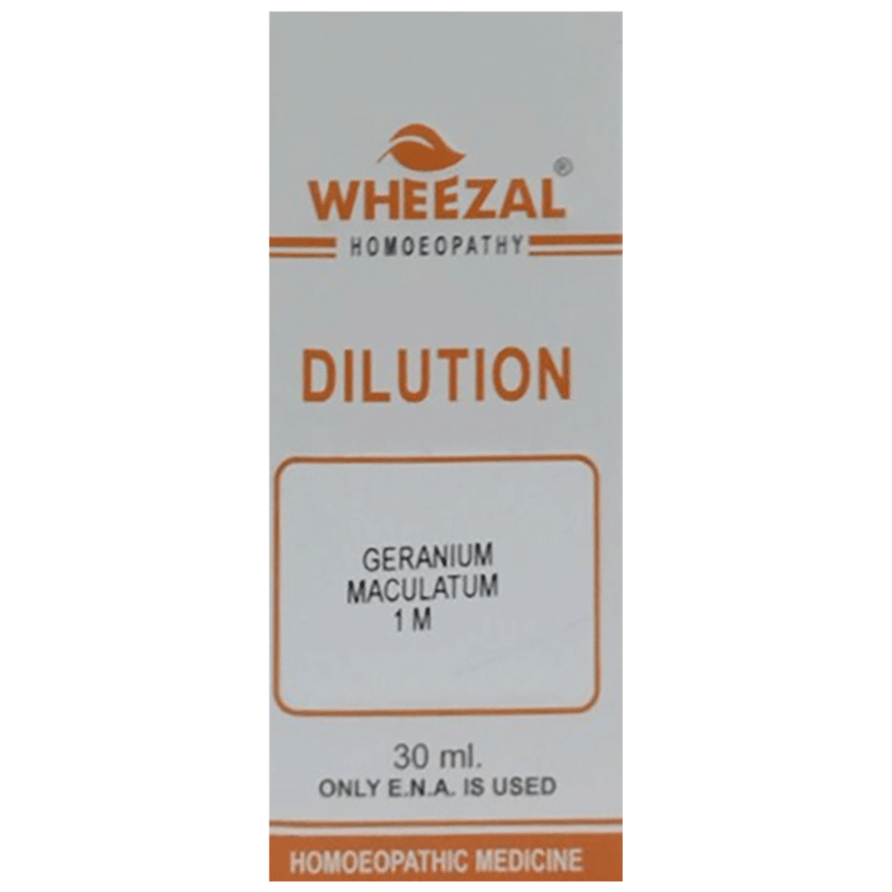 Wheezal Dilution Geranium Mac. 1M