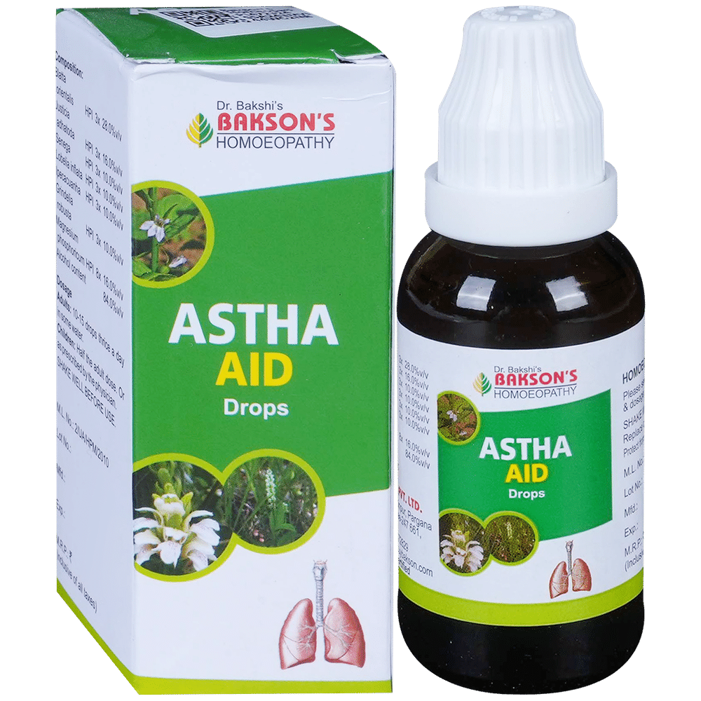 Bakson's Homeopathy Astha Aid Drop