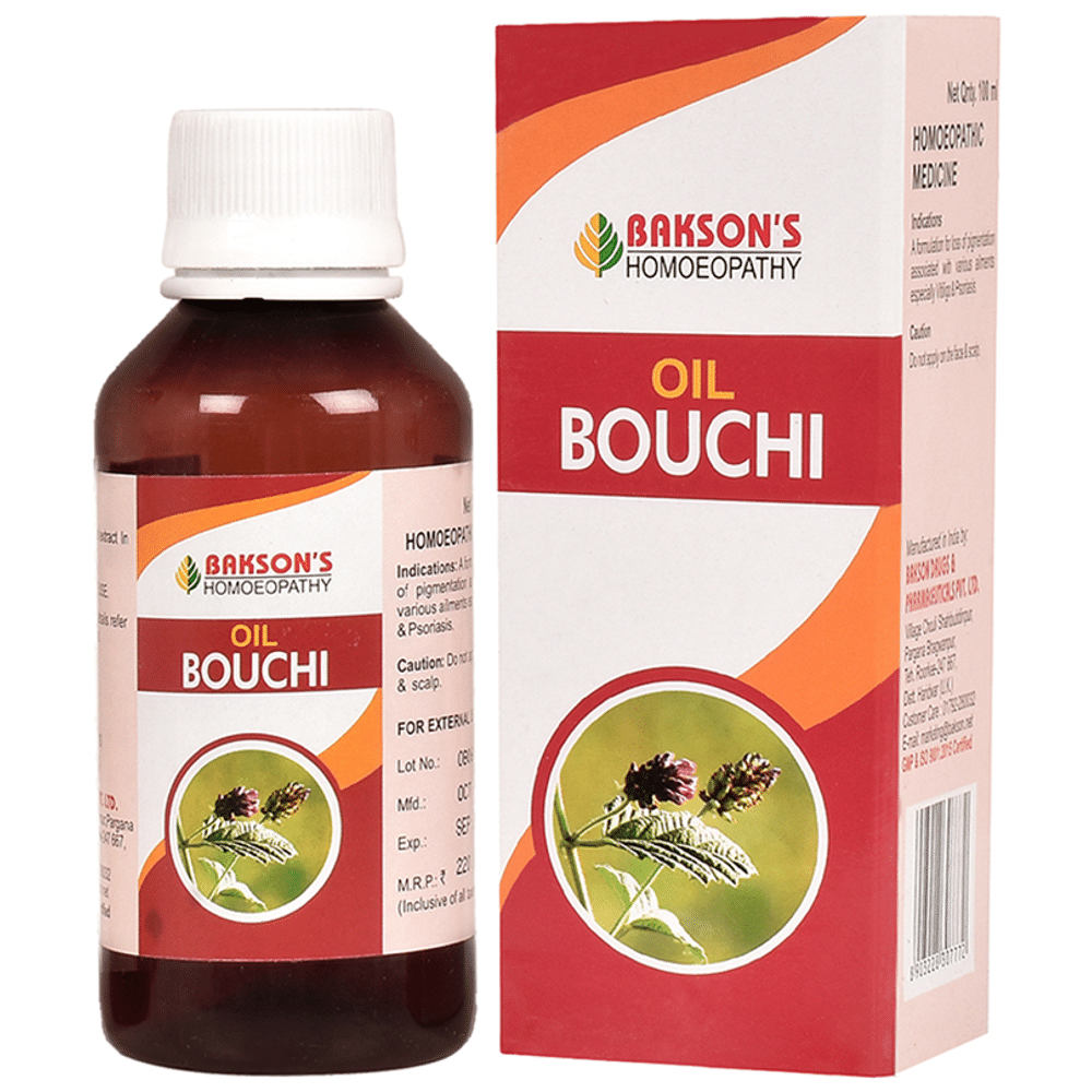 Bakson's Homeopathy Bouchi Oil