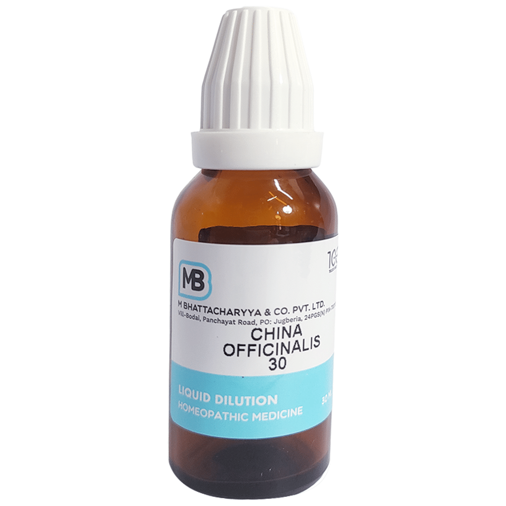 M Bhattacharyya & Co Pvt Ltd China Officinalis Dilution 30