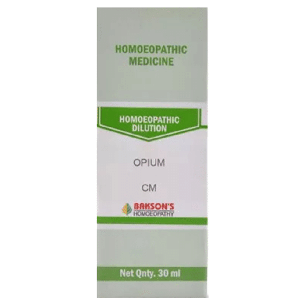 Bakson's Homeopathy Opium Dilution CM