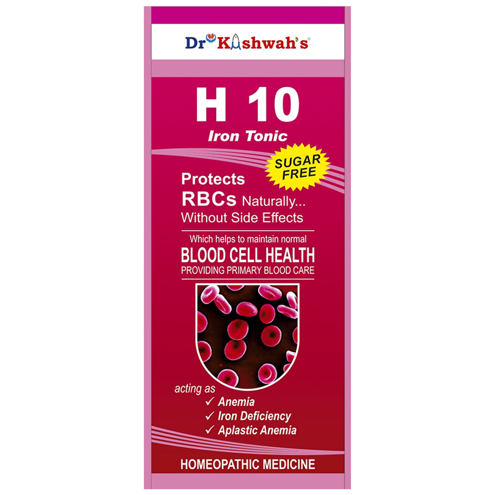 Dr Kushwah's H 10 Iron Tonic Sugar Free