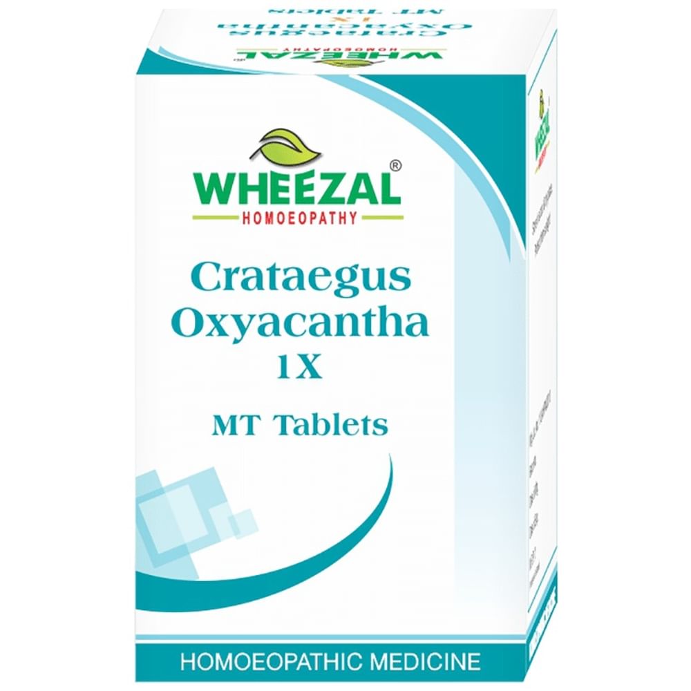 Wheezal Crataegus Oxycantha 1X MT Tablet