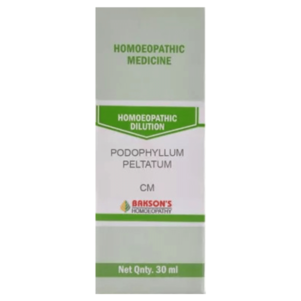 Bakson's Homeopathy Podophyllum Peltatum Dilution CM