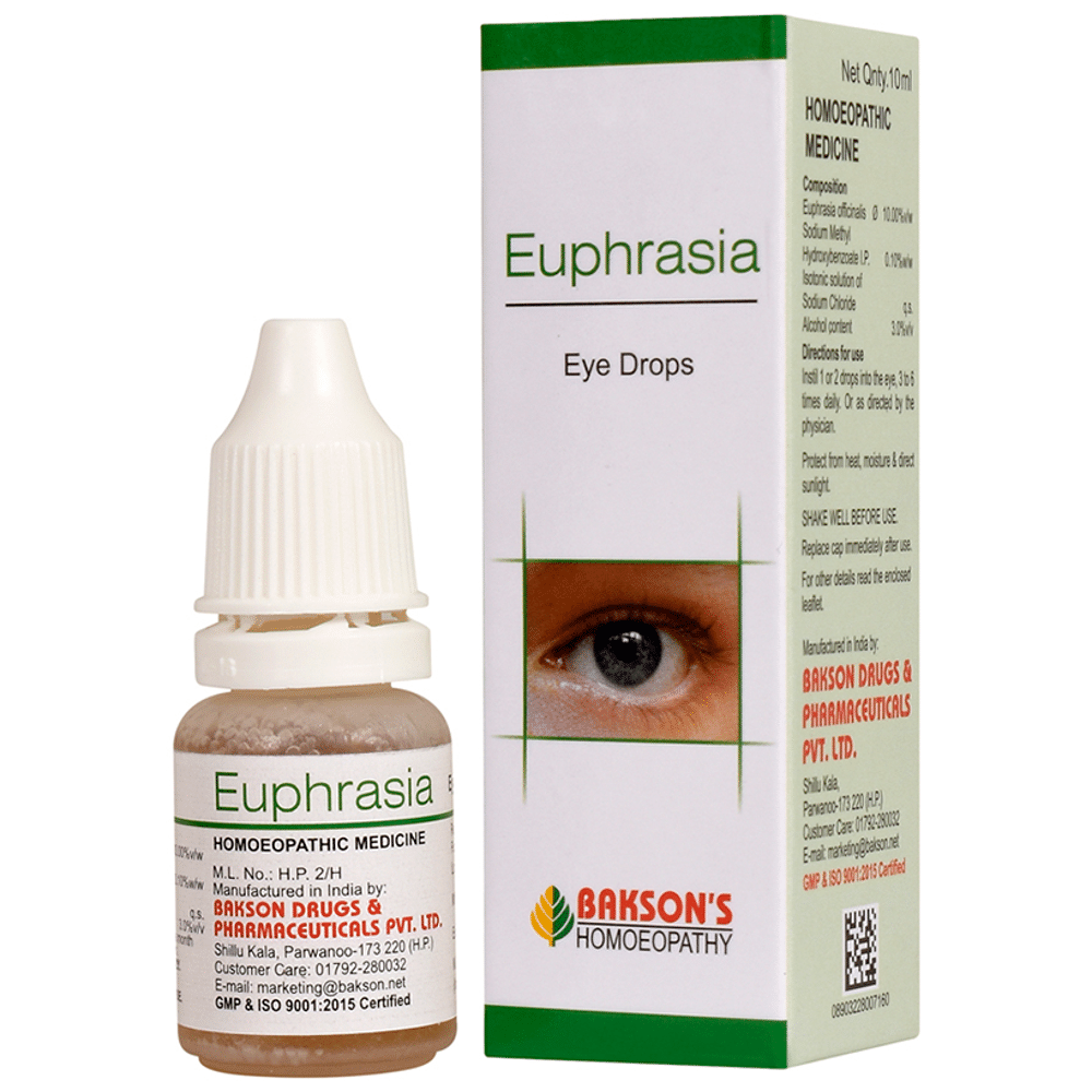 Bakson's Homeopathy Euphrasia Eye Drop