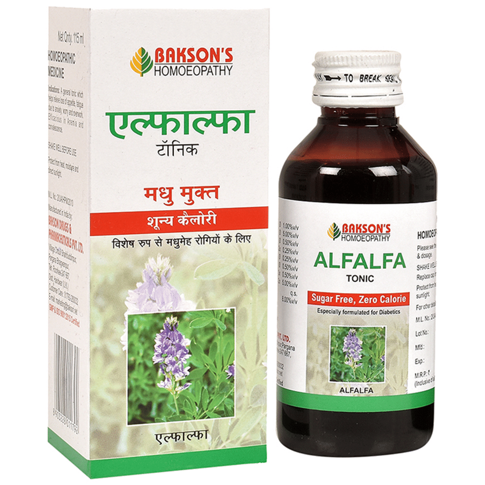 Bakson's Homeopathy Alfalfa Tonic Sugar Free