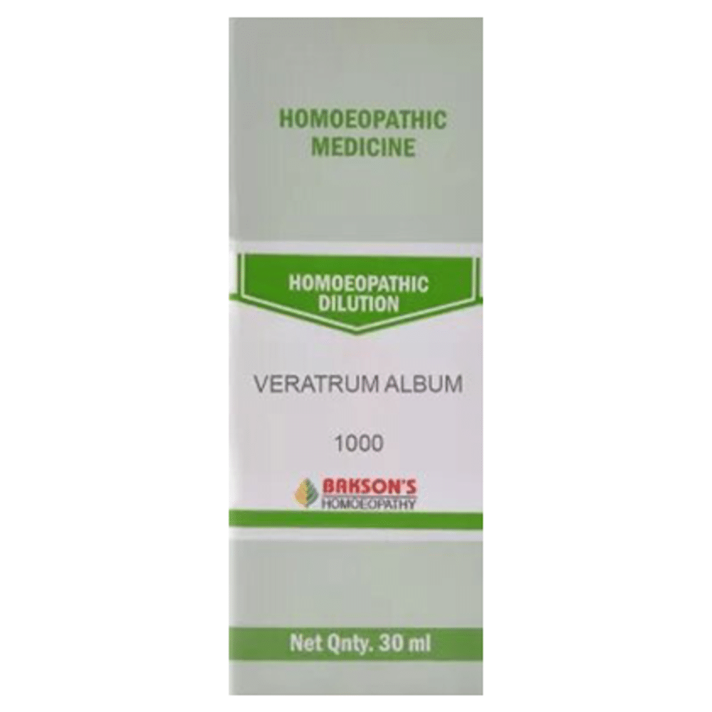 Bakson's Homeopathy Veratrum Album Dilution 1000 CH