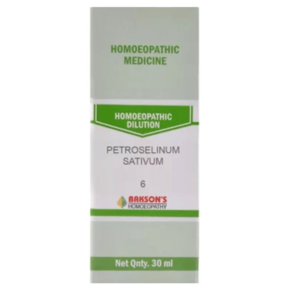 Bakson's Homeopathy Petroselinum Sativum Dilution 6 CH