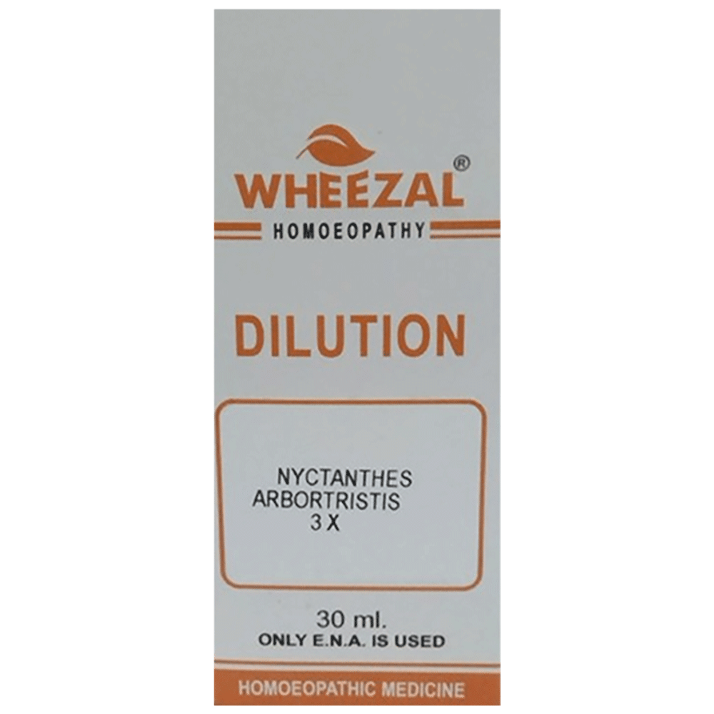 Wheezal Nyctanthes Dilution 3X