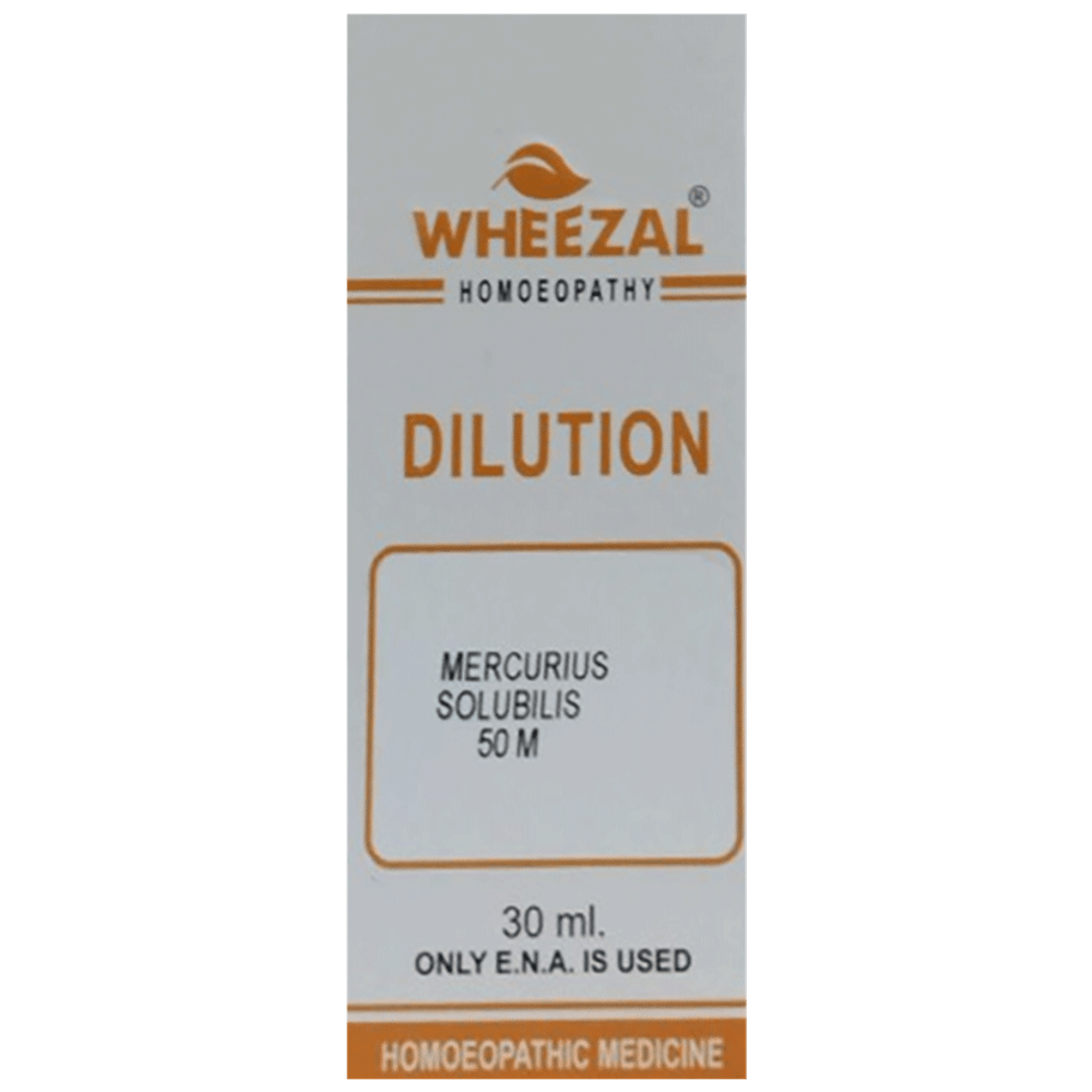 Wheezal Mercurius Solubilis Dilution 50M