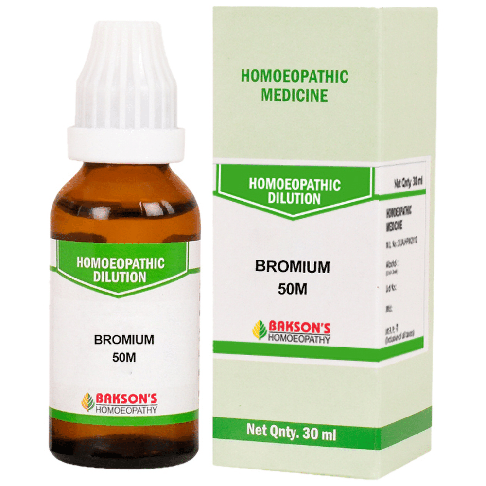 Bakson's Homeopathy Bromium Dilution 50M