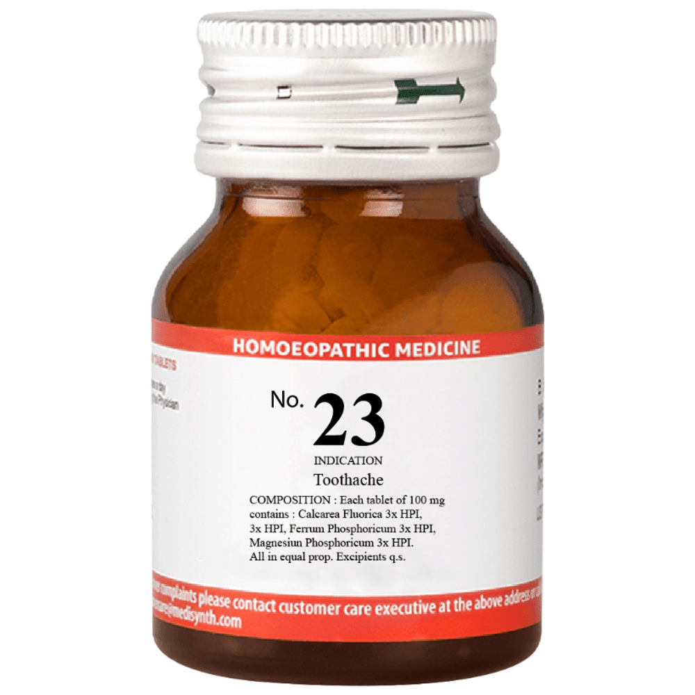 Medisynth Bio-chemic Combination No.23 Toothache