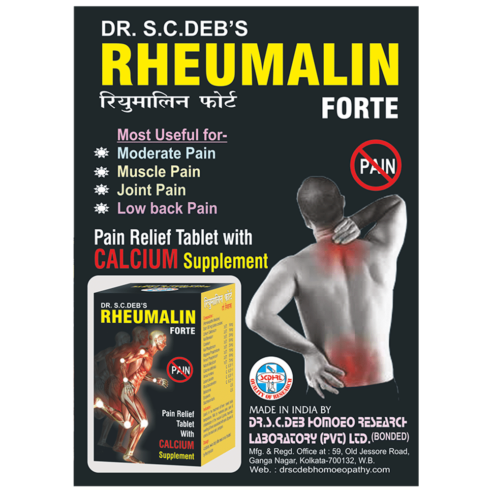 Dr. S.C.Deb's Rheumalin Forte Tablet with Calcium Supplement Tablet