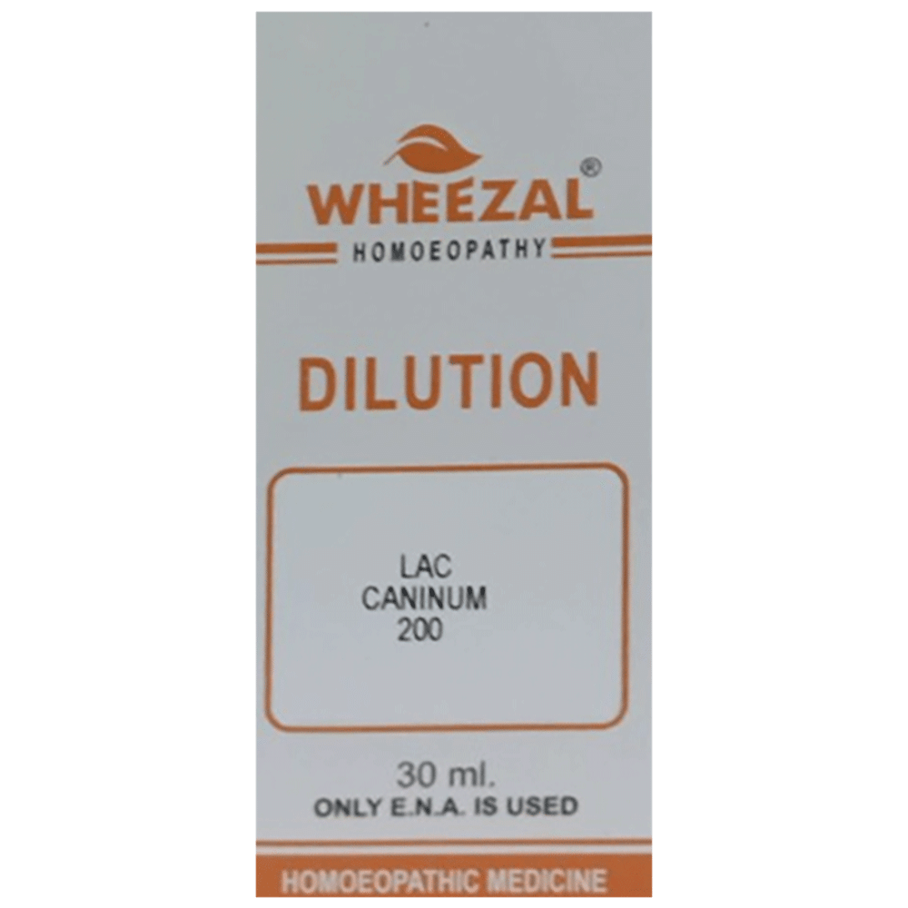 Wheezal Lac Caninum Dilution 200