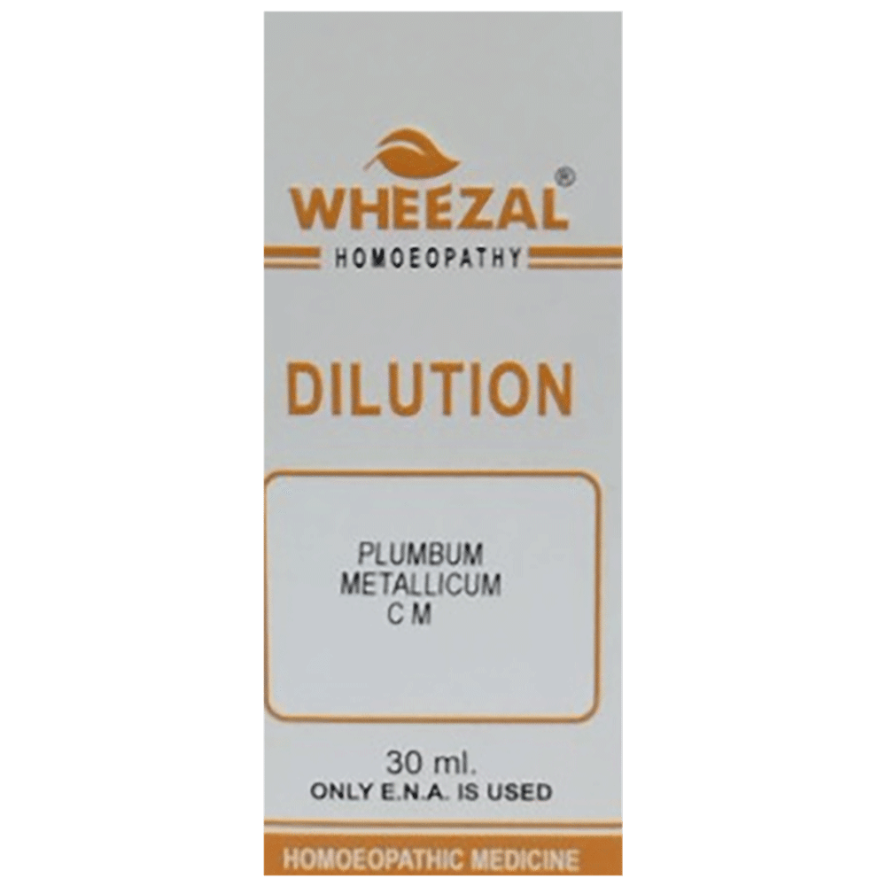 Wheezal Plumbum Metallicum Dilution CM