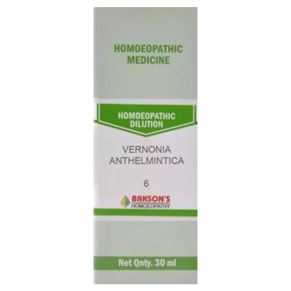 Bakson's Homeopathy Vernonia Anthelmintica  Dilution 6