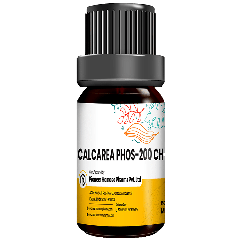 Pioneer Pharma Calcarea Phos Globules Pellets Multidose Pills 200 CH