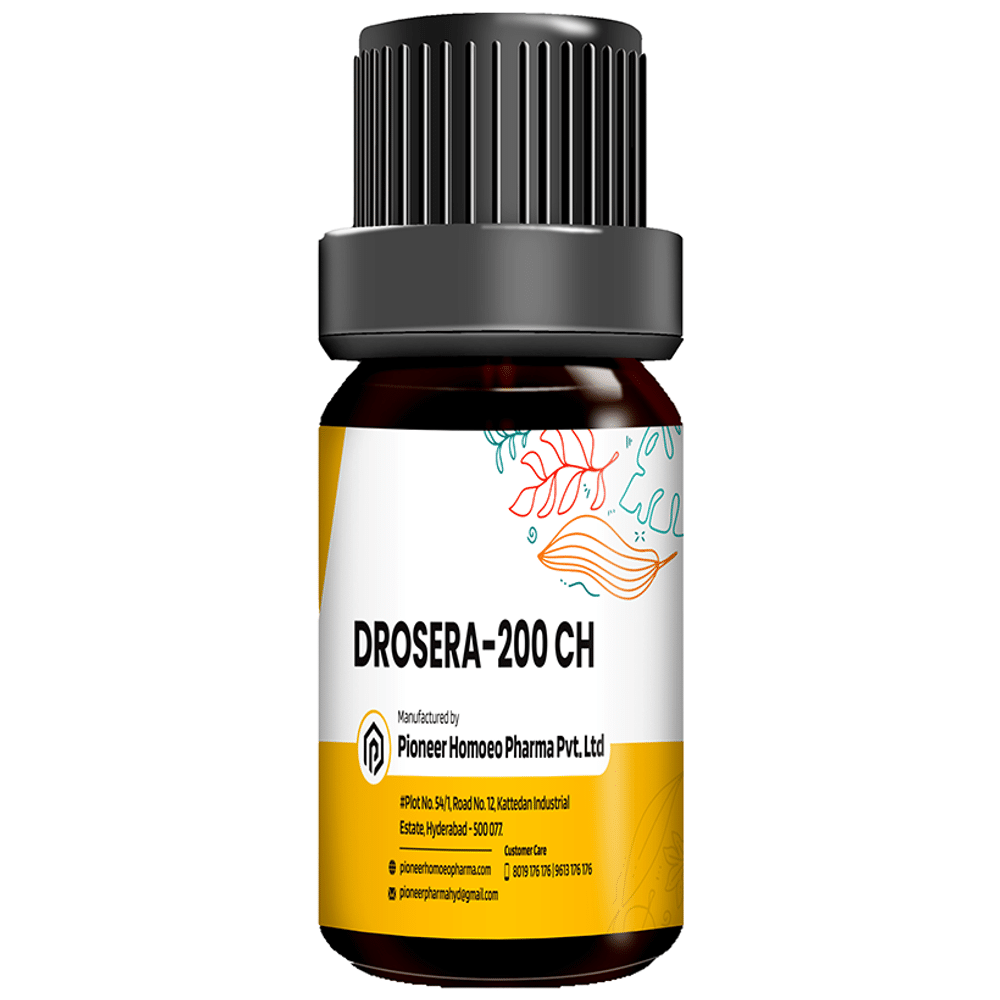 Pioneer Pharma Drosera Globules Pellets Multidose Pills 200 CH