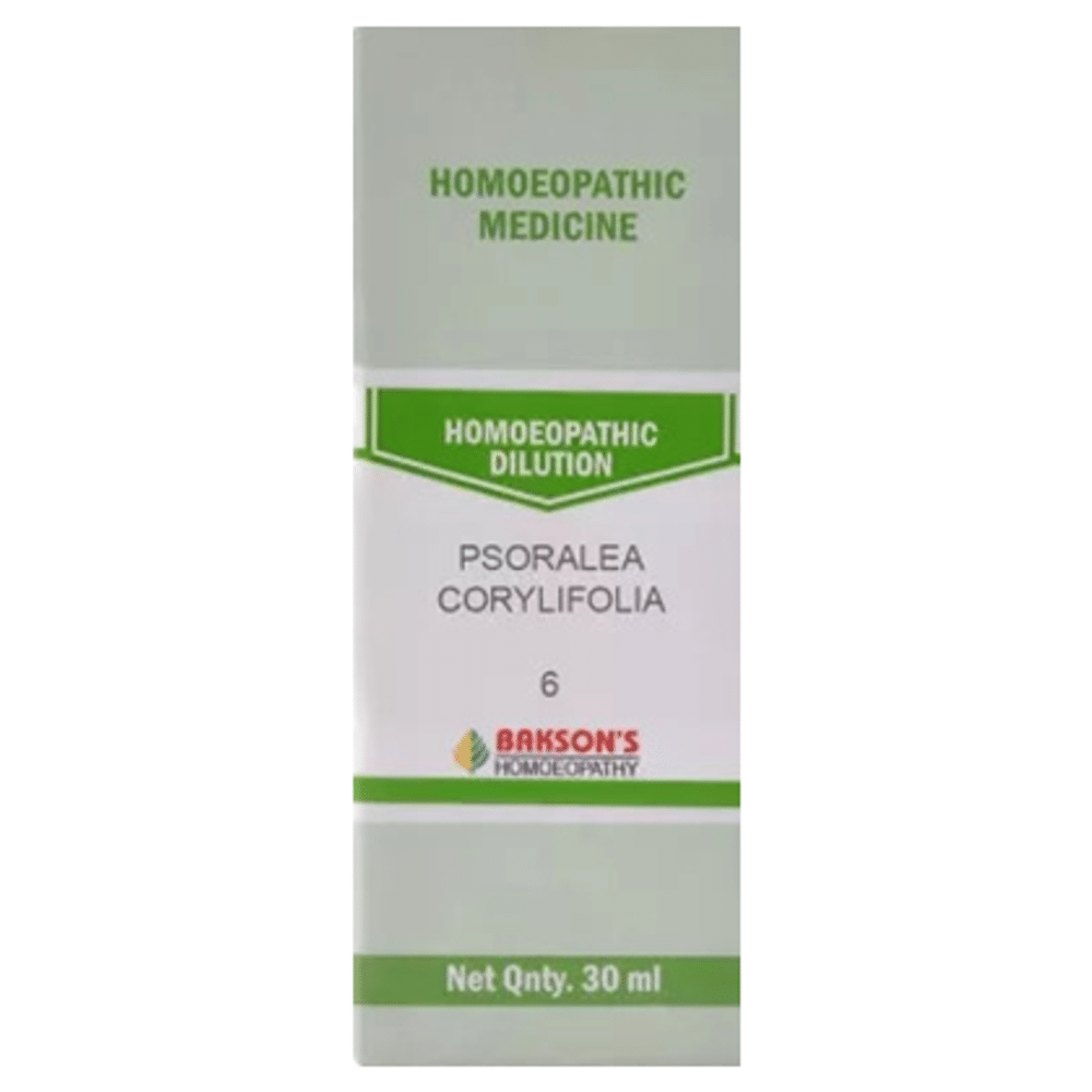 Bakson's Homeopathy Psoralea Corylifolia Dilution 6 CH