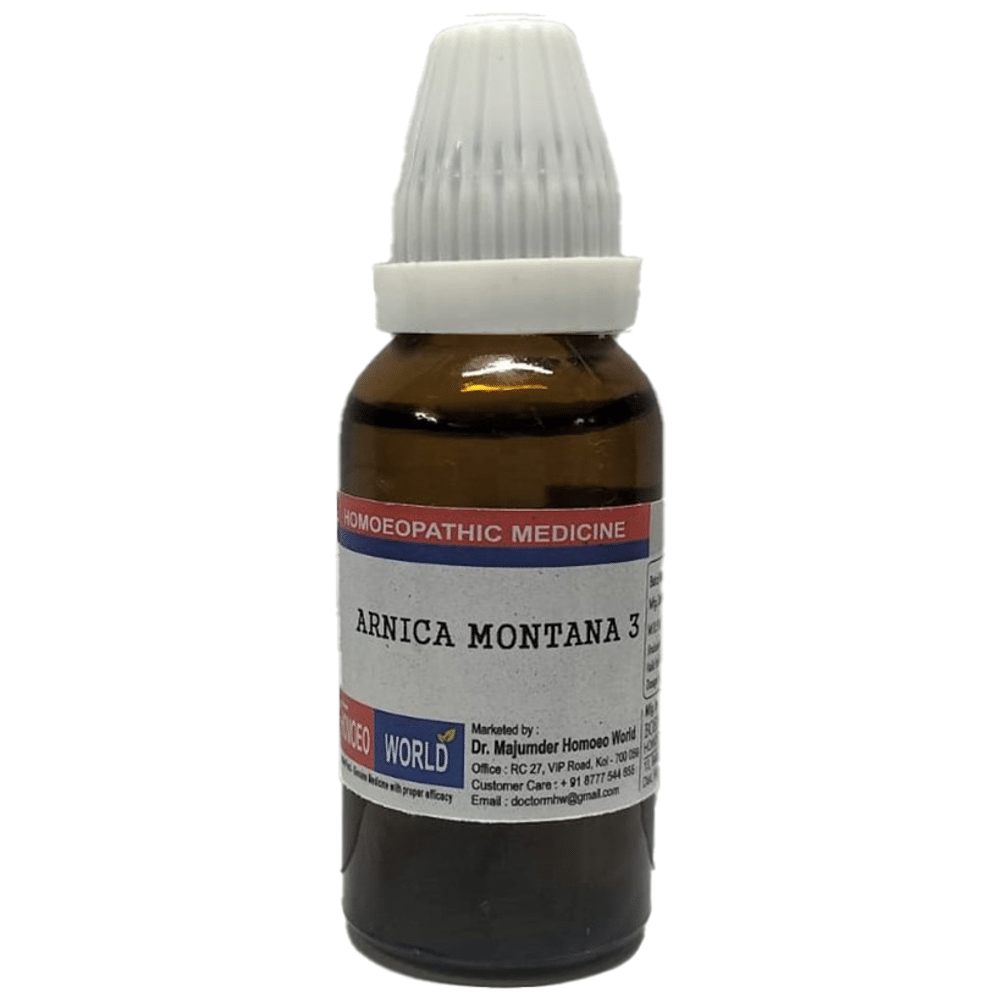 Dr. Majumder Homeo World Arnica Montana 3 (30ml Each)