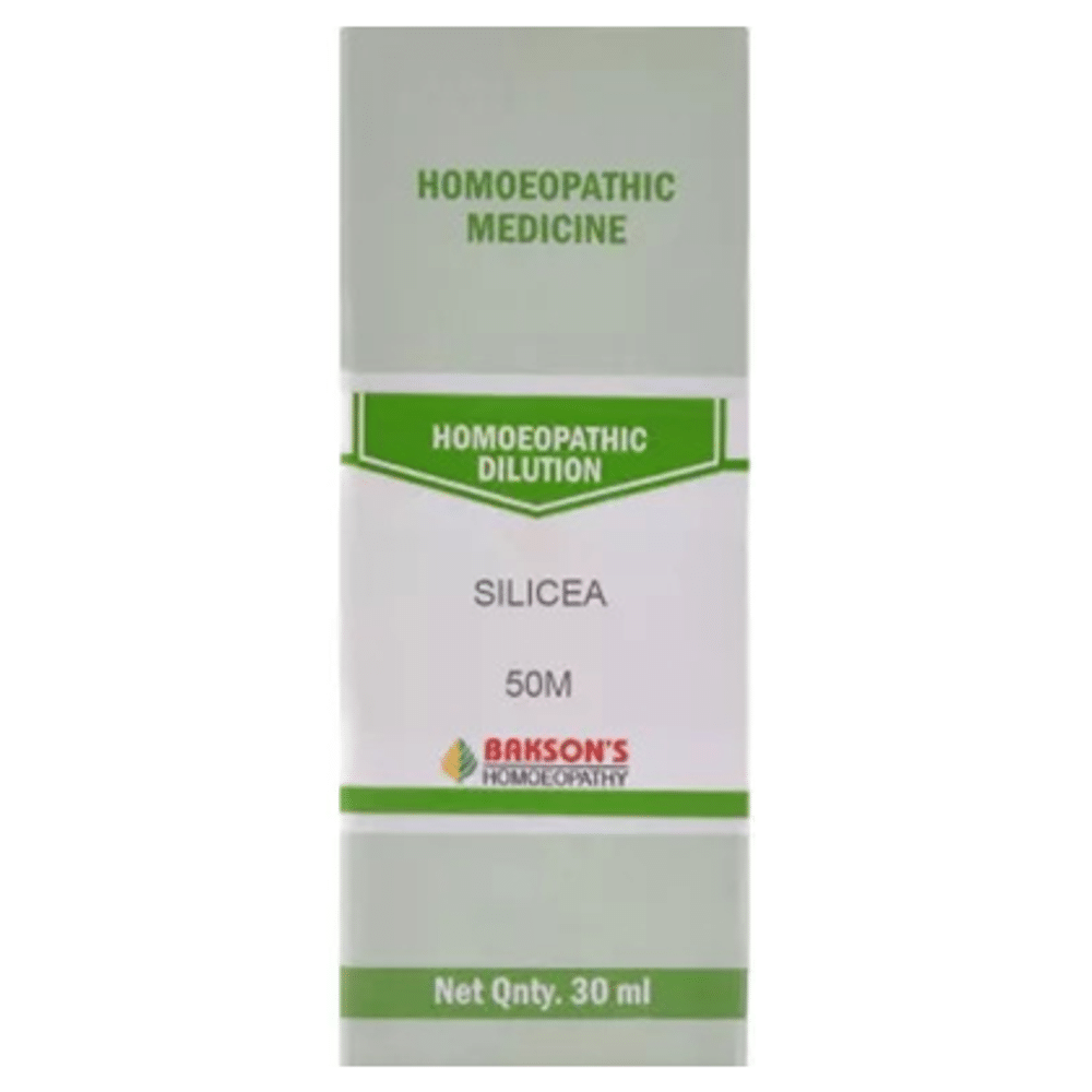 Bakson's Homeopathy Silicea Dilution 50M