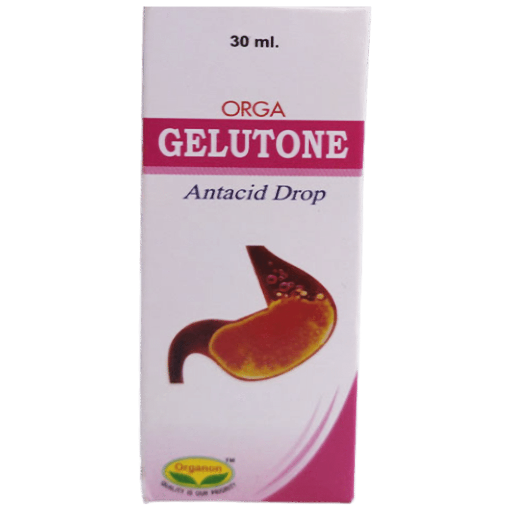 Organon Orga Gelutone Antacid Drop