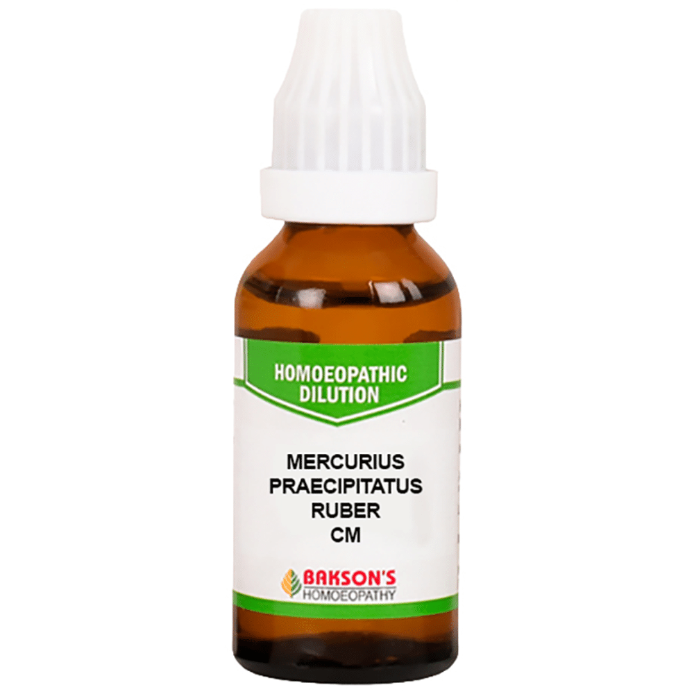 Bakson's Homeopathy Mercurius Praecipitatus Ruber Dilution CM