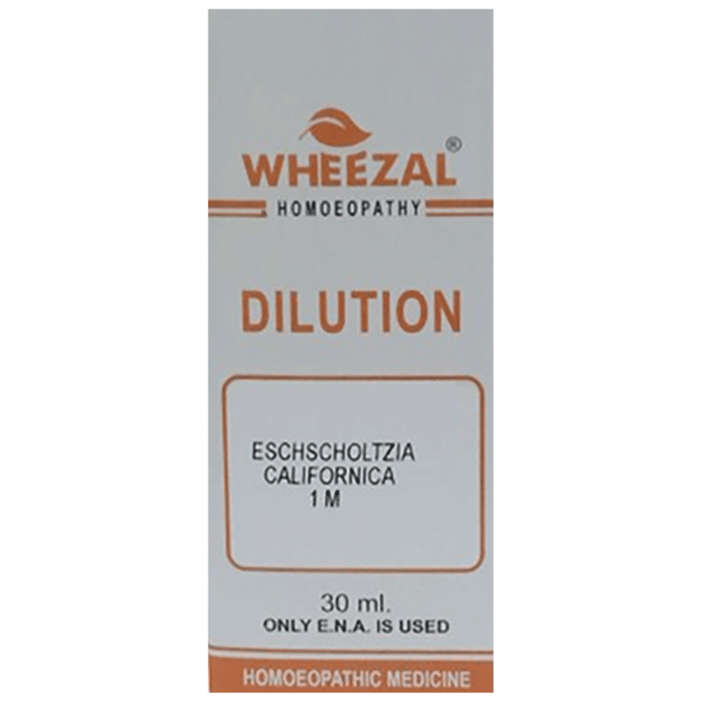 Wheezal Eschscholzia Cali. Dilution 1M