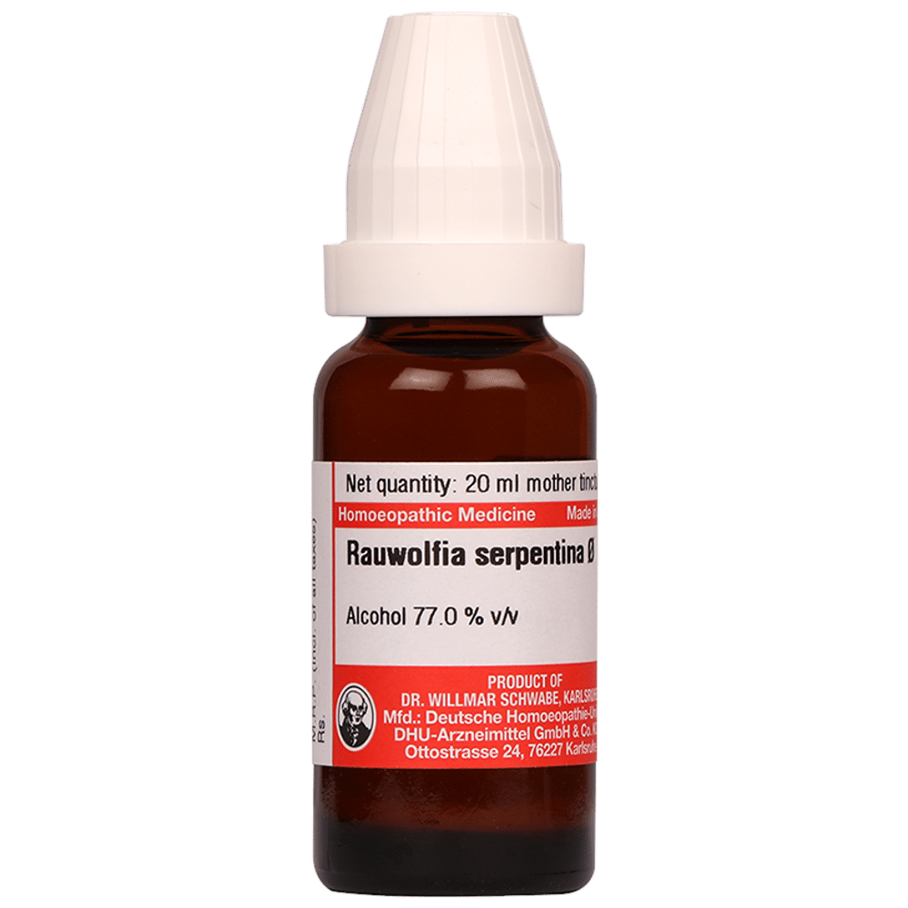 Dr Willmar Schwabe Germany Rauwolfia Serpentina Mother Tincture Q