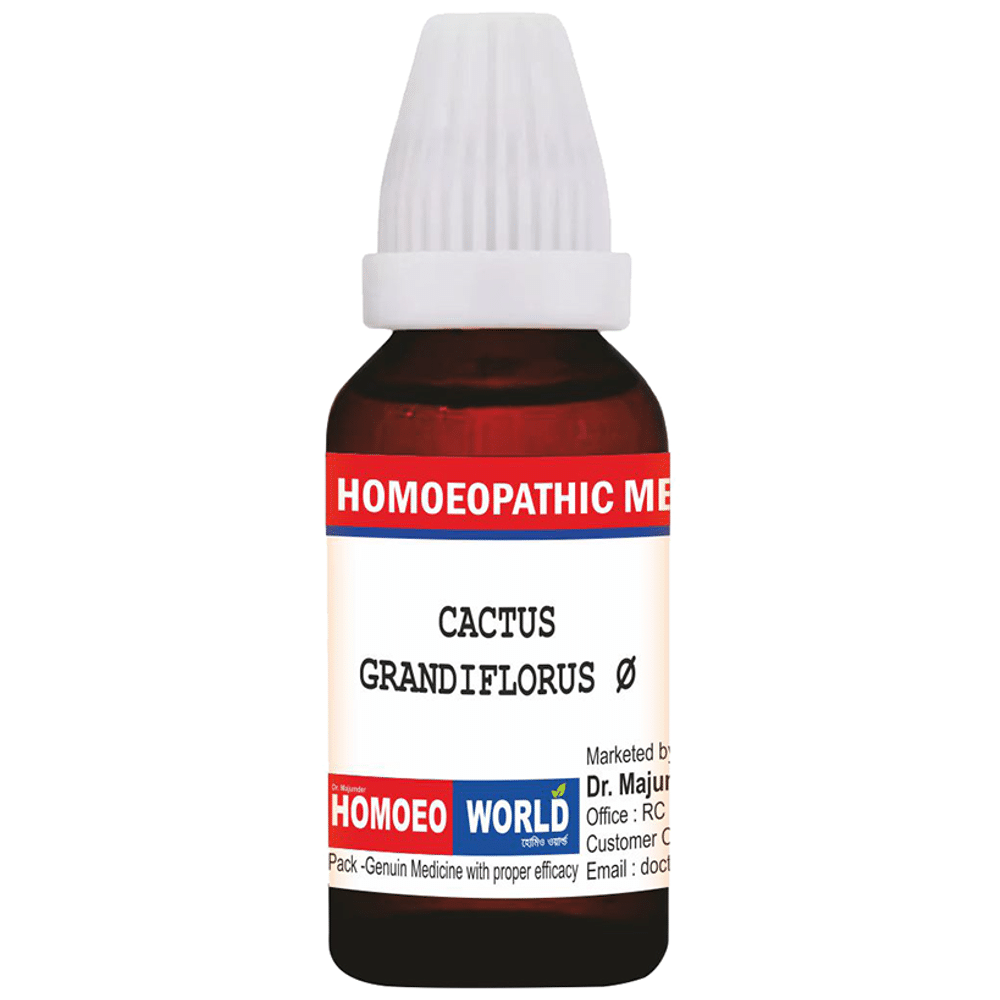 Dr. Majumder Homeo World Cactus Grandiflorus Mother Tincture (30ml Each) Q