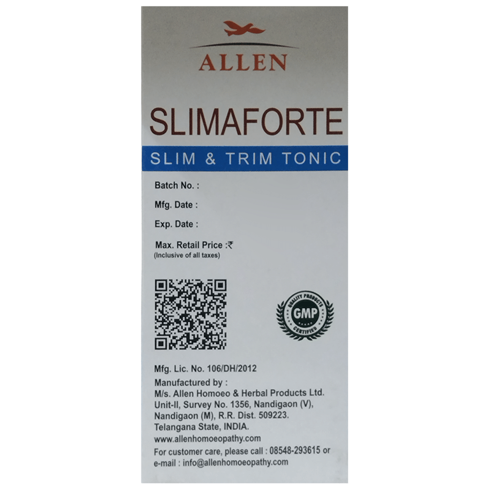 Allen Slimaforte Slim And Trim Tonic